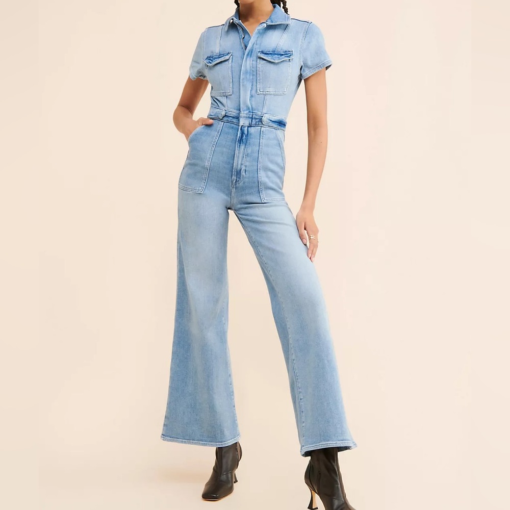 Good American Fit For Success Palazzo Jumpsuit